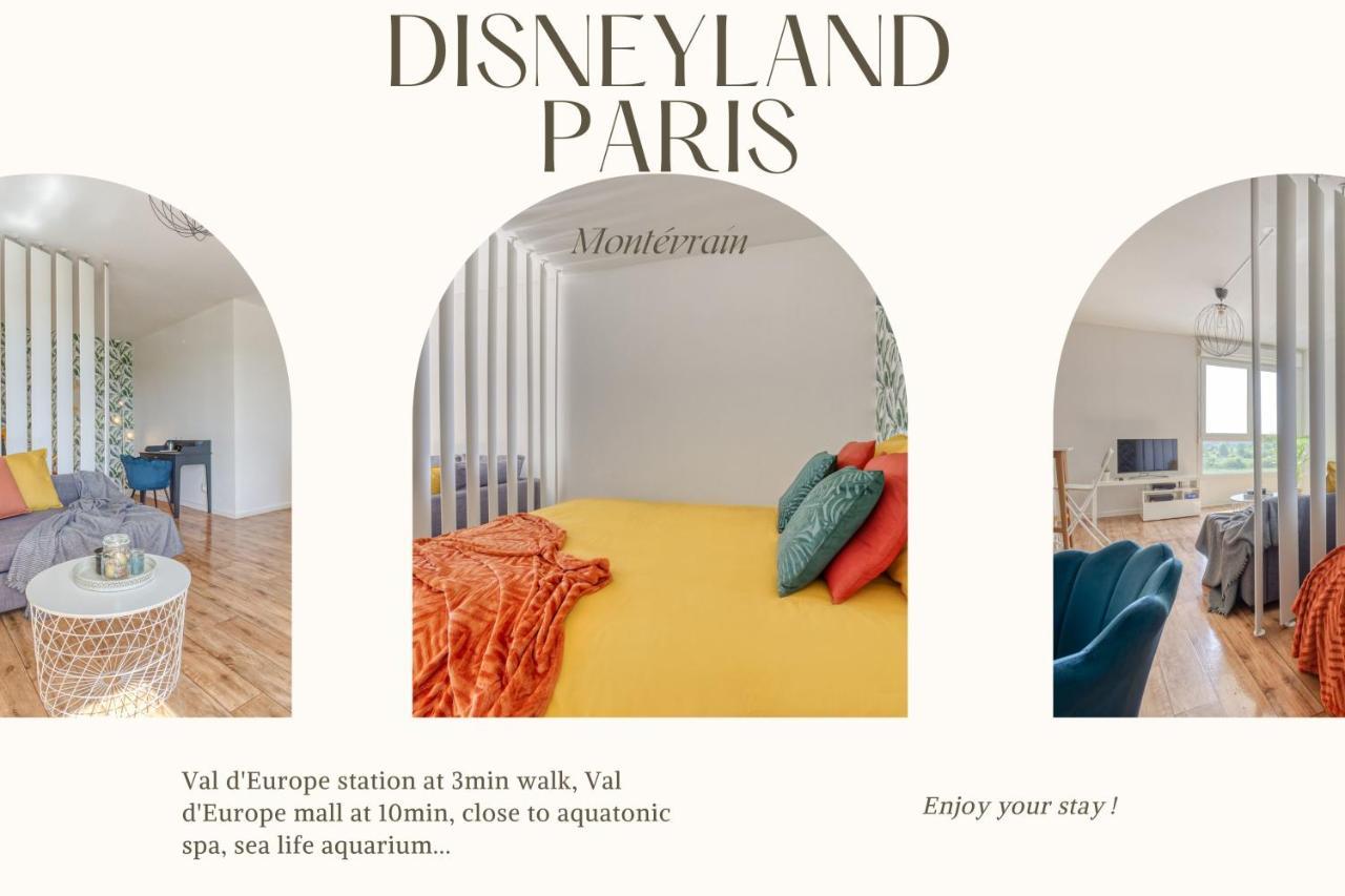 Grand Studio Disney, Queen Size, Coffee, Wifi Montévrain Eksteriør billede